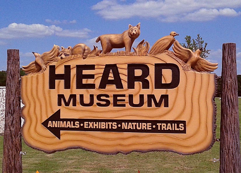 Signage at the entrance of Heard Museum